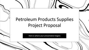 Proposta di progetto per forniture di prodotti petroliferi