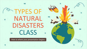 自然災害の種類に関するクラス