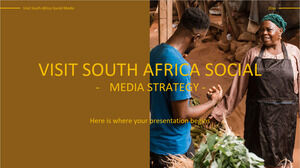 Visite la estrategia de redes sociales de Sudáfrica
