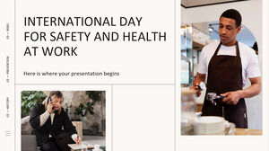 Día Internacional de la Seguridad y la Salud en el Trabajo