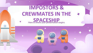Impostores e tripulantes na nave espacial