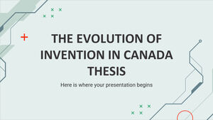 L'évolution de l'invention au Canada Thèse