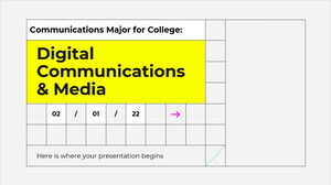 Kolej için İletişim Anabilim Dalı: Dijital İletişim ve Medya