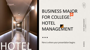 Specjalizacja biznesowa na studiach: Zarządzanie hotelami