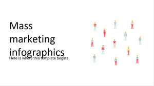 Infografica di marketing di massa