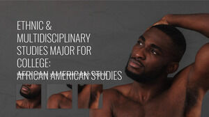 Majeure en études ethniques et multidisciplinaires pour le collège : études afro-américaines