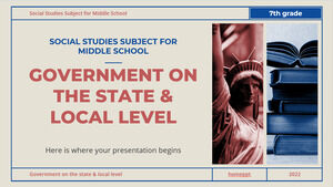 موضوع الدراسات الاجتماعية للمدرسة المتوسطة - الصف السابع: الحكومة على مستوى الولاية والمستوى المحلي