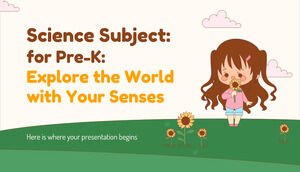 Materia de Ciencias para Pre-K: Explora el mundo con tus sentidos