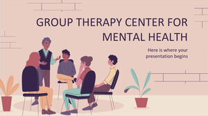 Ruh Sağlığı Grup Terapi Merkezi