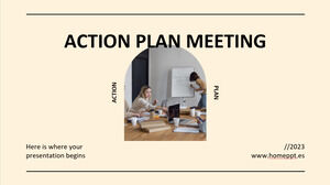 Reunión del plan de acción