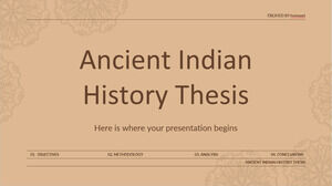 Ancient Indian History Thesis