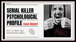 연쇄 살인마 심리 프로필 사례 보고서