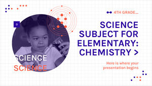 Materia di scienze per la scuola elementare - 4a elementare: chimica