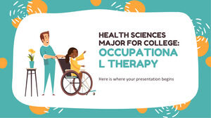 Laurea in scienze della salute per il college: terapia occupazionale