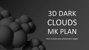 Plano 3D Dark Clouds MK