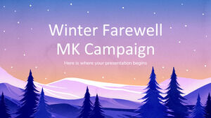 Campanha Winter Farewell MK