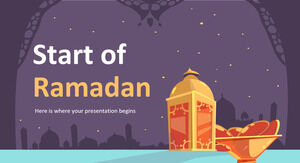 Comienzo del Ramadán