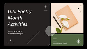 U.S. Poetry Month Activities