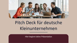 Pitch Deck per le piccole imprese tedesche