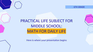 วิชาชีวิตจริงสำหรับชั้นมัธยมต้น - ป.6: คณิตศาสตร์ในชีวิตประจำวัน