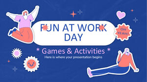 Diversión en los juegos y actividades del día de trabajo