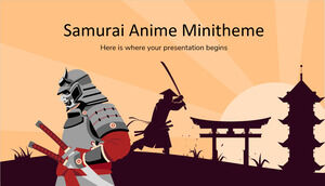 Minitemă Anime Samurai