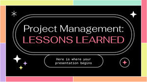 Management de proiect: lecții învățate