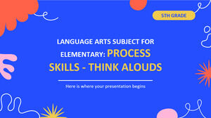 Materia de artes del lenguaje para primaria - 5.º grado: Habilidades de proceso - Pensar en voz alta