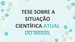 Teză despre situația științifică actuală din Brazilia