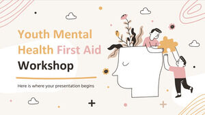 Atelier de prim ajutor pentru sănătate mintală pentru tineri
