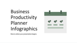 Infografice pentru planificatorul productivității afacerii