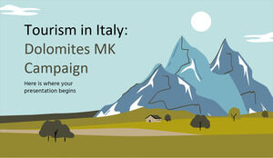 Tourisme en Italie : campagne Dolomites MK