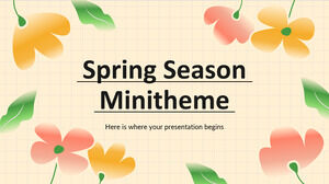 موسم الربيع Minitheme