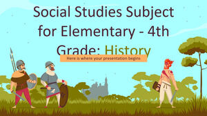 Предмет по обществознанию для начальной школы - 4 класс: история
