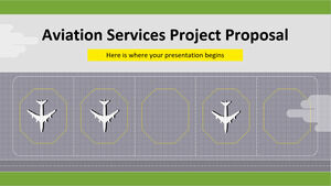 اقتراح مشروع خدمات الطيران