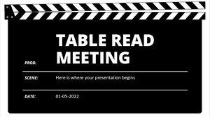 테이블 읽기 회의