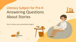 วิชาความรู้สำหรับ Pre-K: การตอบคำถามเกี่ยวกับเรื่องราว