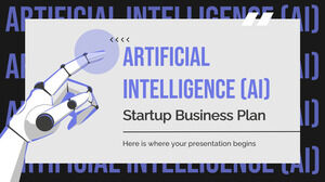 Plan de negocios de inicio de inteligencia artificial (IA)