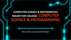 Majeure en informatique et mathématiques pour le collégial : informatique et programmation