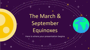 Equinoxes มีนาคมและกันยายน