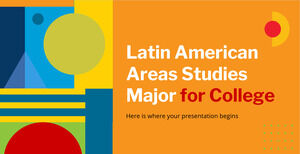 Especialización en estudios del área latinoamericana para la universidad