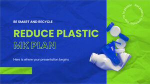 Reduce Plastic MK Plan