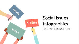 Infografica sulle questioni sociali