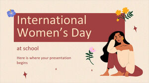 Международный женский день в школе