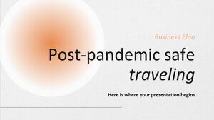 Plan de afaceri pentru călătorii în siguranță post-pandemie