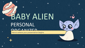 Organisateur personnel bébé extraterrestre