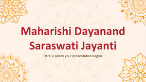 Maharishi Dayan und Saraswati Jayanti