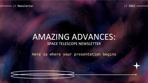 Avances sorprendentes: boletín informativo del telescopio espacial