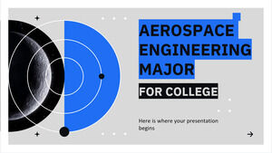 Hauptfach Luft- und Raumfahrttechnik für das College