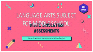 Предмет «Языковое искусство» для средней школы – 8-й класс: государственные симуляционные оценки